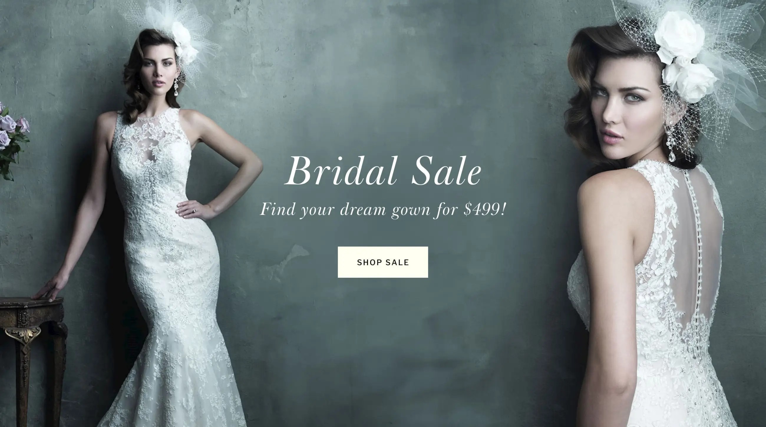 Bridal Sale Banner for Desktop