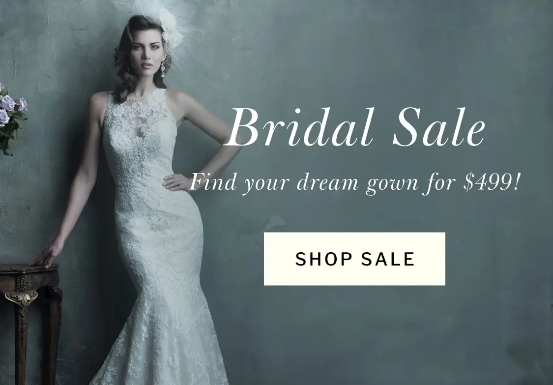 Bridal Sale Banner for Mobile